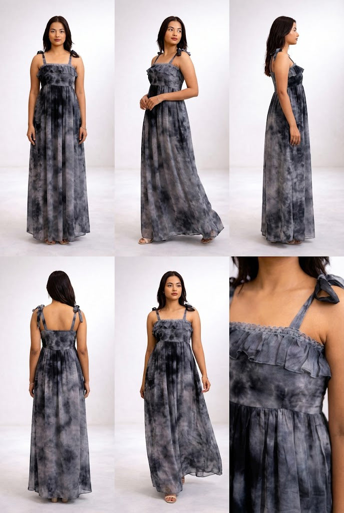 Aranya Tie Dye Maxi Dress