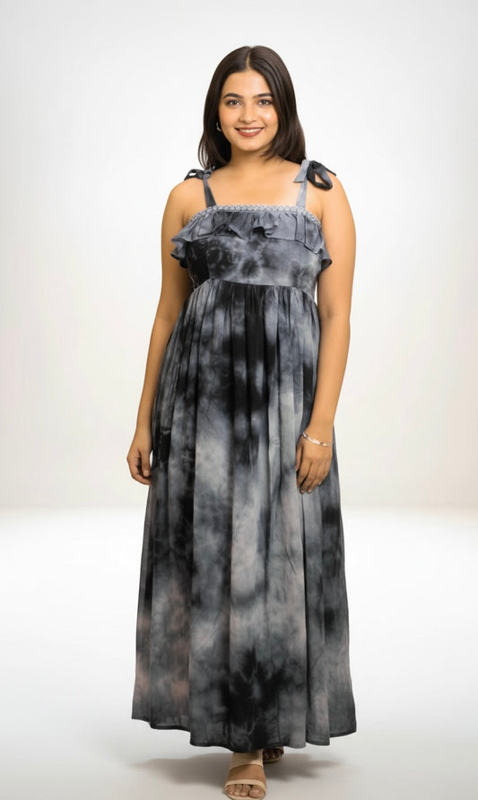 Aranya Tie Dye Maxi Dress