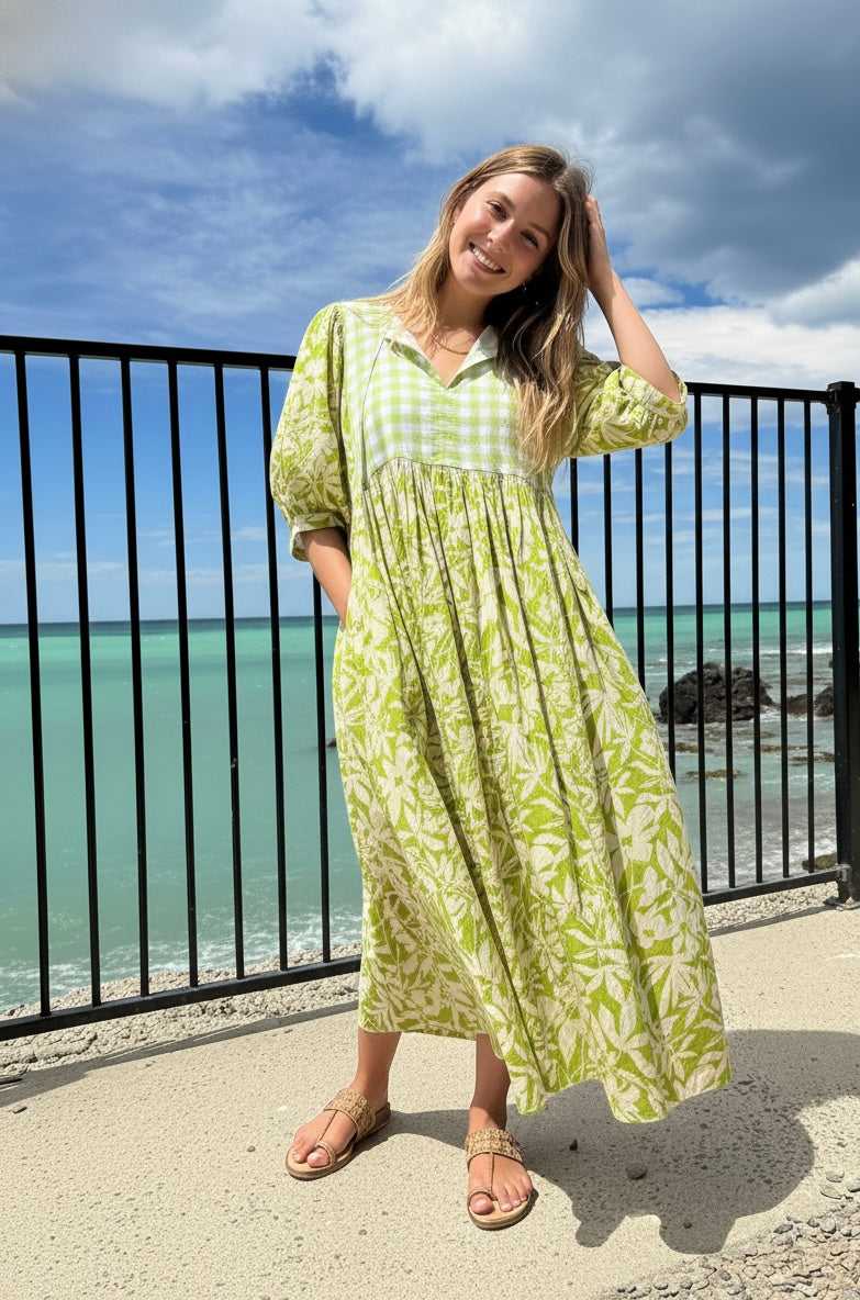 Olive meadow Dress
