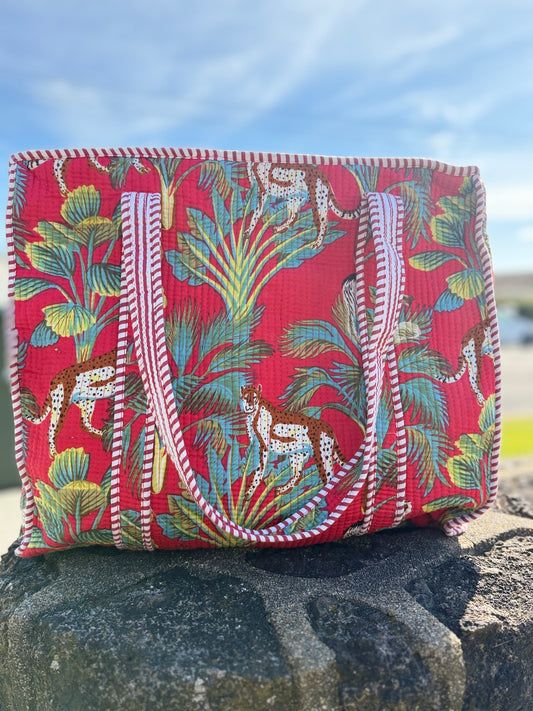 Jungle Bloom Tote Bag