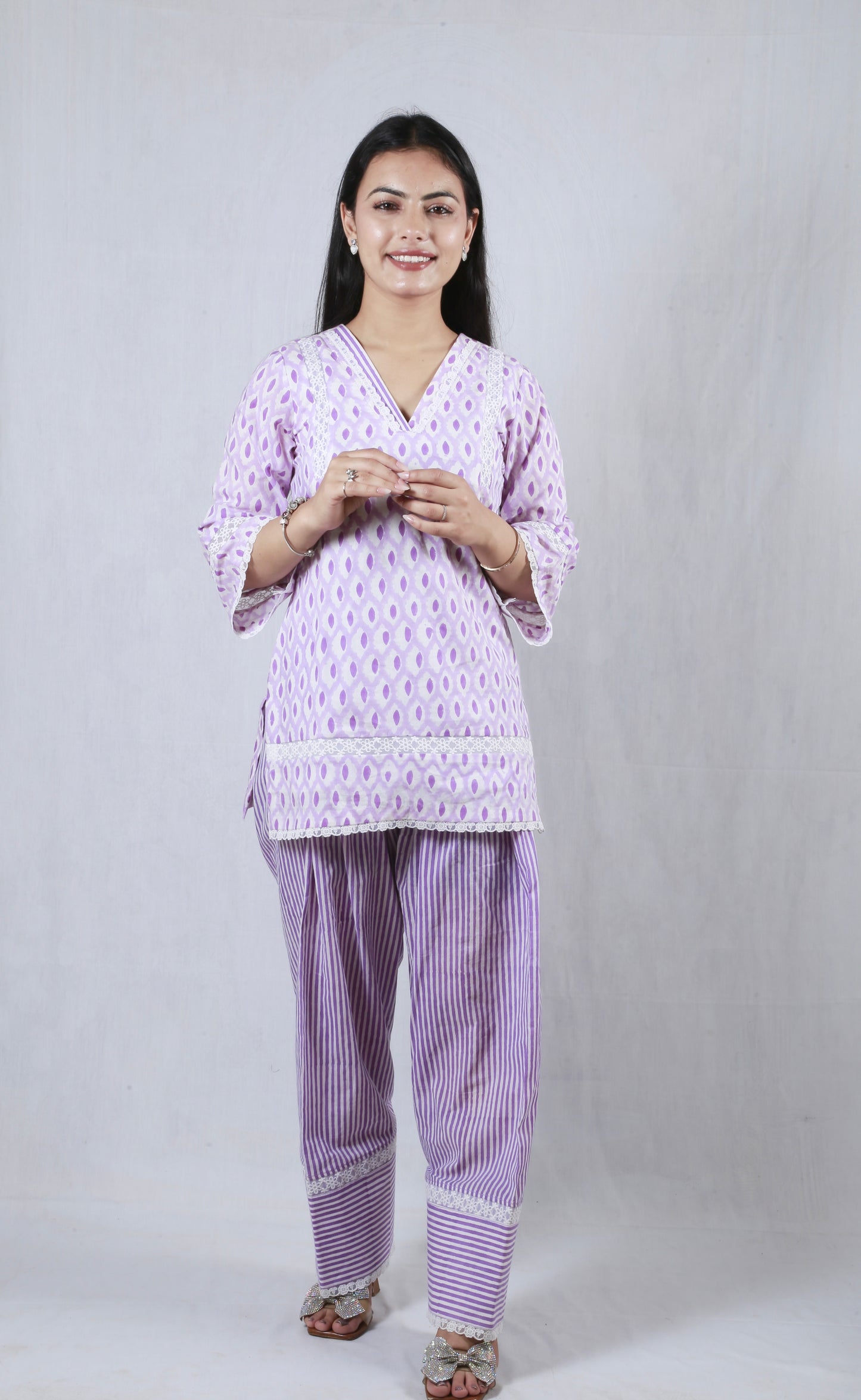 Violet Daydream Co-Ord Set in Lavender