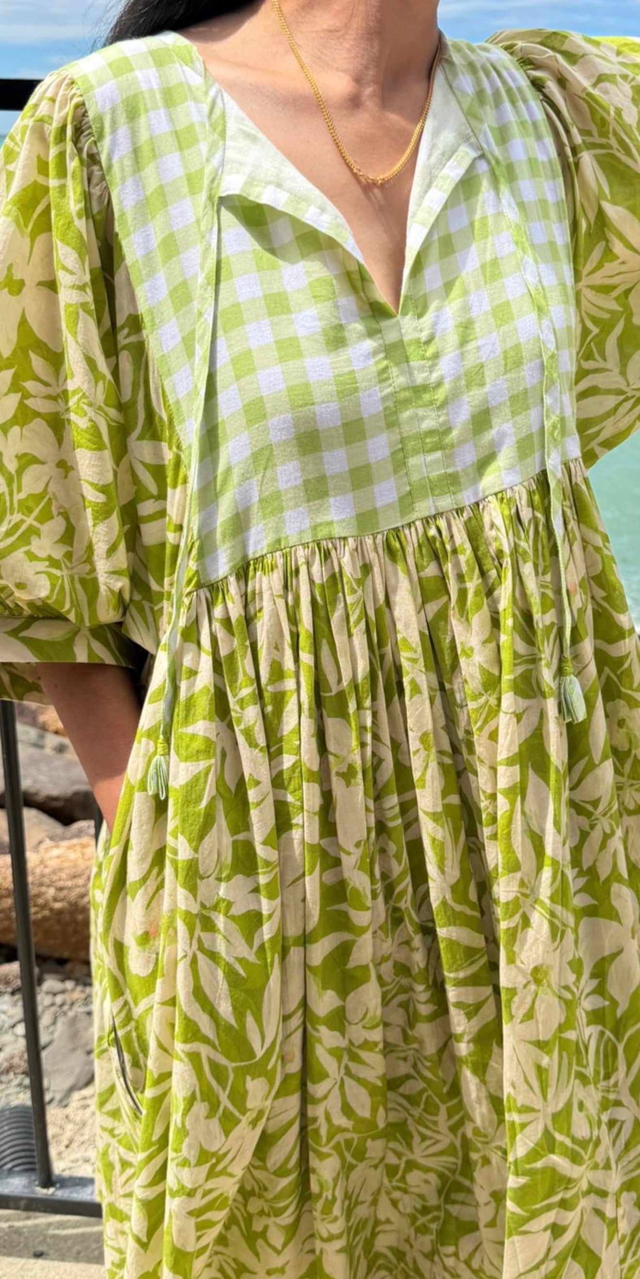 Olive meadow Dress