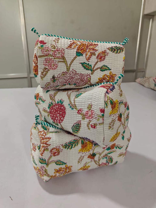 Sunlit Garden Pouches 3 pieces set