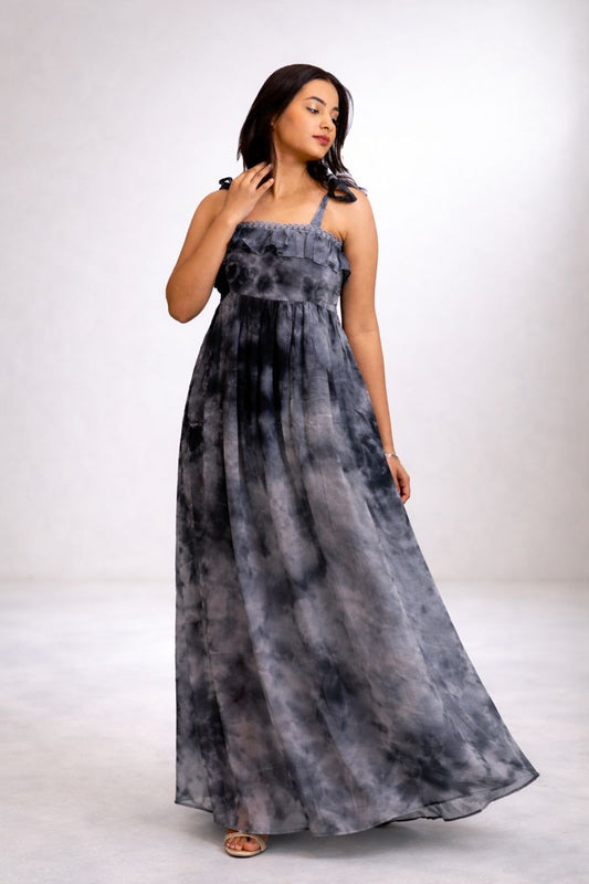 Aranya Tie Dye Maxi Dress