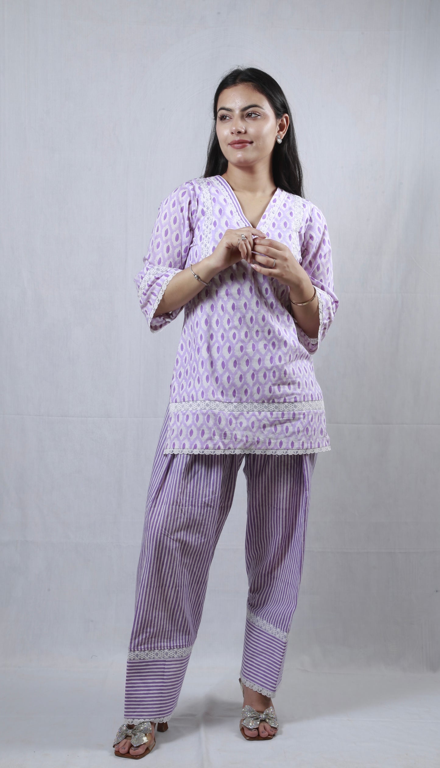 Violet Daydream Co-Ord Set in Lavender