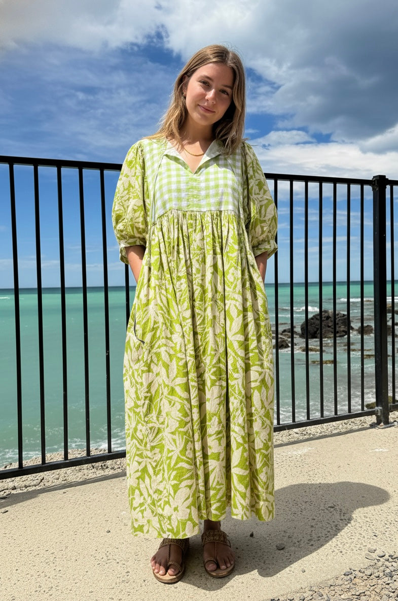 Olive meadow Dress