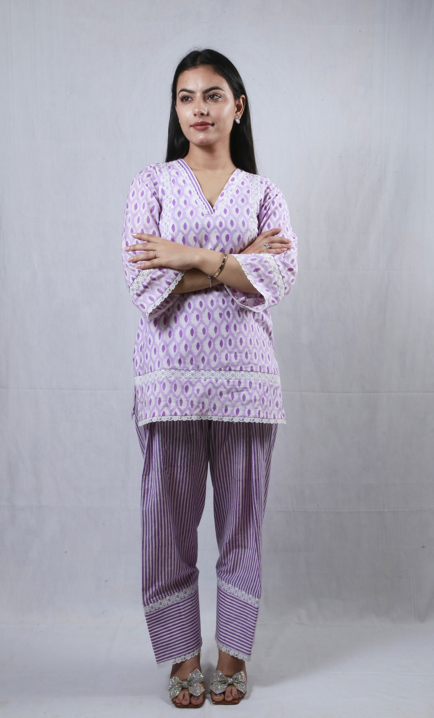 Violet Daydream Co-Ord Set in Lavender